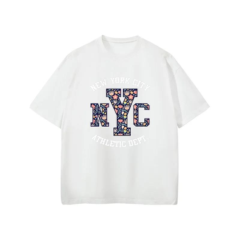 

New York City NYC T shirt Mens Summer Designer Clothing Cotton Soft Oversized Women Short Sleeve Oneck Harajuku T shirt S