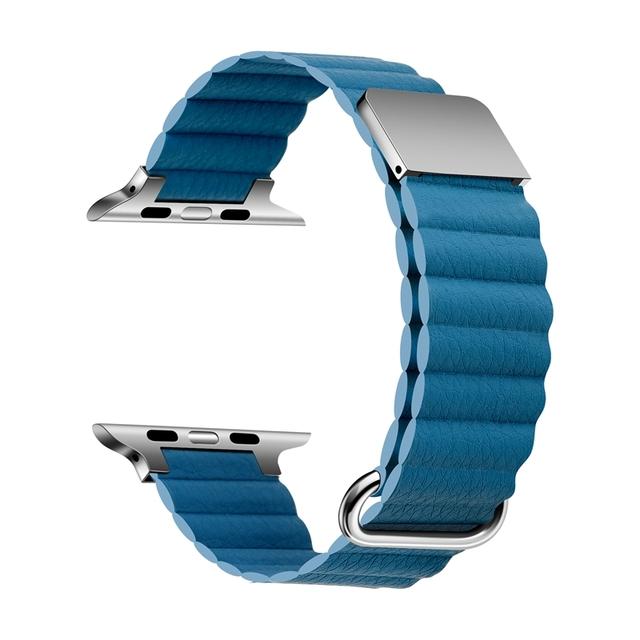 Geeignet für Apple Watch 8 Armband Apple Watch se/ultra/7. Generation iwatch6 Lederarmband magnetische Anziehungskraft Kreativität