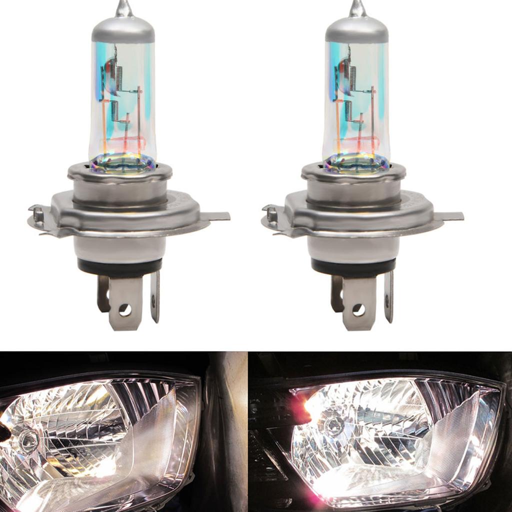 1/2 Pcs Super Bright Car Fog Light H4 Halogen Bulb 12V Car HeadLight Bulb Halogen Lamp Car HeadLight Replacement Bulb Truck SUV