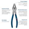 Bosch 3Pcs Pliers Set Chrome Vanadium Steel Hardened Teeth, Phosphated Black Finish, Ergonomic Dip-Molded Handles Long Nose & Diagonal Cutting Pliers