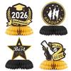 Graduation Season Theme Party Decoration Grad Honeycomb Ornament Graduate Classroom Celebration Honeycomb Table Pendulum