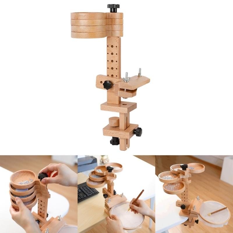 Adjustable Embroidery Hoop Crosses Stitching Stand Embroidery Hoop Holder Embroidery Frame Stand for Craft Enthusiasts