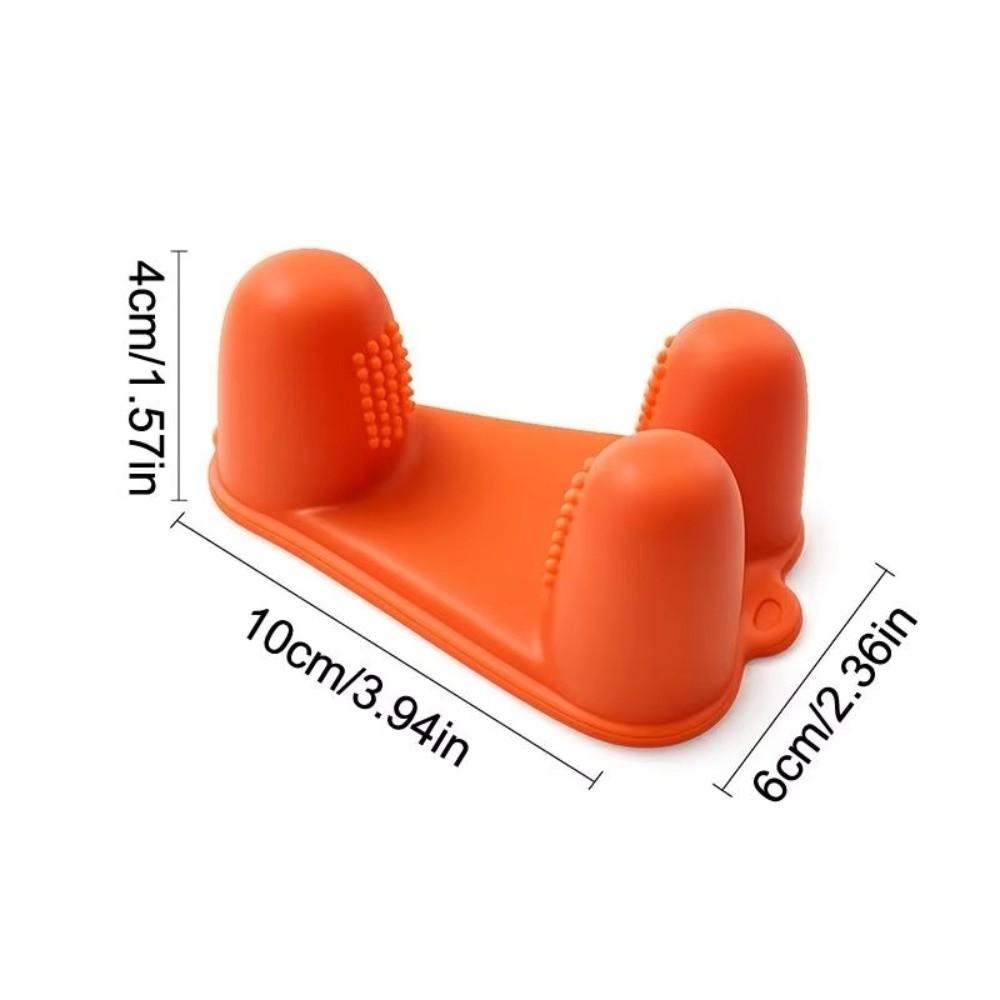 Portable Oil-proof Silicone Finger Cover Non-slip Heat Resistant Food Clips Dirt-proof Multi-Function Finger Cots Kitchen Aid