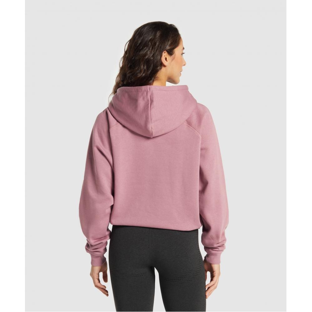 Gymshark Training Oversized Fleece Hoodie Calm Pink B5a7n Kcpd