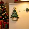 Holiday Kitchen Tools Christmas Tree Bottle Opener, Magnetic Refrigerator Magnet, Heavy Duty Party Favors Metal Beer Opener for Kitchen, Retro