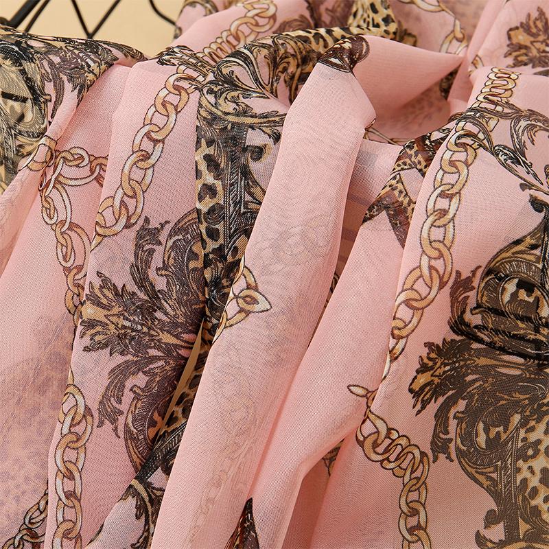 Fashion Women Chiffon Gradient Scarf Shawl Luxury Elegant Lady Versatile Sun Protection Decorate Scarves Headscarf