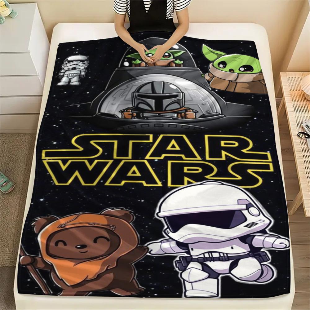 Mandalorian Bounty Hunter Helmet Art Blanket Home Decor Sofa Blanket Office Rest Blanket Christmas Gifts Nap Blanket