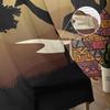 African Woman Giraffe Silhouettes Sheer Curtains for Living Room Decoration Window Curtains Kitchen Tulle Voile Organza Curtains