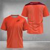T-shirt da uomo stampata in 3D Traspirante ad asciugatura rapida Top sportivo Manica corta Girocollo Pullover Top casual