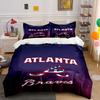 Atlanta Braves Logo Bedding Design Print Bedding Set Duvet Cover Pillowcases (1* Duvet Cover 2* Pillowcases Do Not Include Comforter)