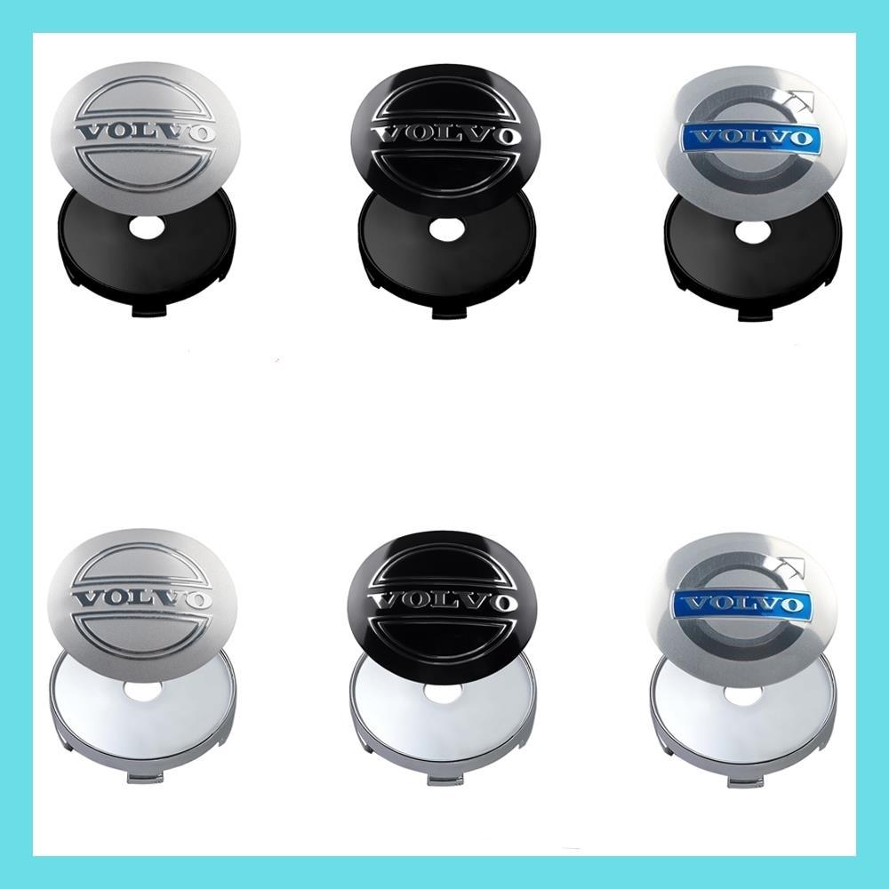 4pcs 56/60mm Volvo Wheel Center Cap Hub Cover Badge Emblem Sticker Car Accessories For Volvo S40 S60 S80L XC60 XC90 V40 V60 V50
