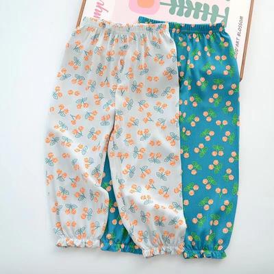 Kız Bebekler İçin Yeni Sivrisinek Geçirmez Pantolonlar, Küçük ve Orta Boy Çocuklar, Yazlık İnce Pantolonlar, Kızlar İçin Yazlık Uzun Pantolonlar, Dış Giyim