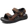 Summer Men's Leather Outdoor  Sport Sandals Casual Non-Slip Beach Sandals