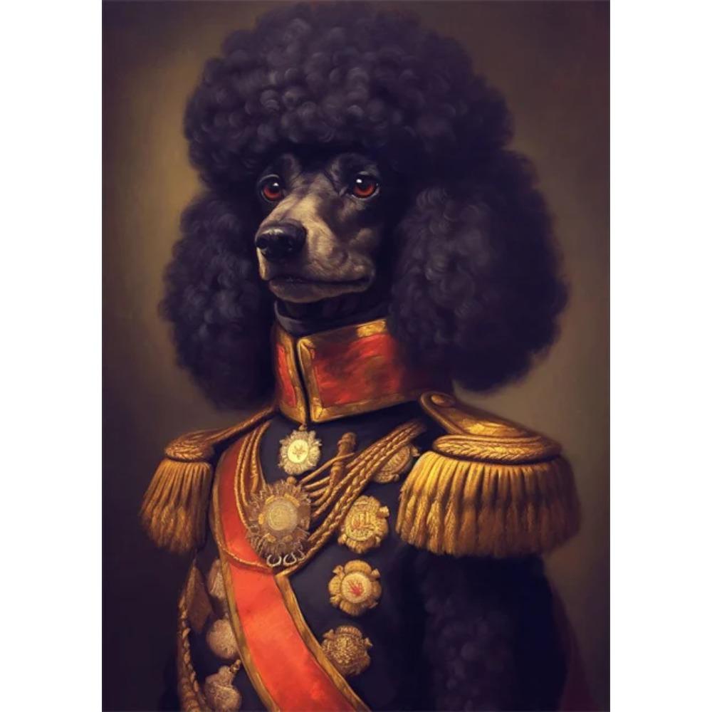 Noble Animals Deer Lion Portrait Vintage Art Posters Canvas Prints Art Paintings Cool Animal Wall Art Pictures Living Room Decor