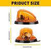 5PCS Amber LED Cab Roof Marker Lights For 1973-1987 Chevy C10/20/30/50/60/70 GMC
