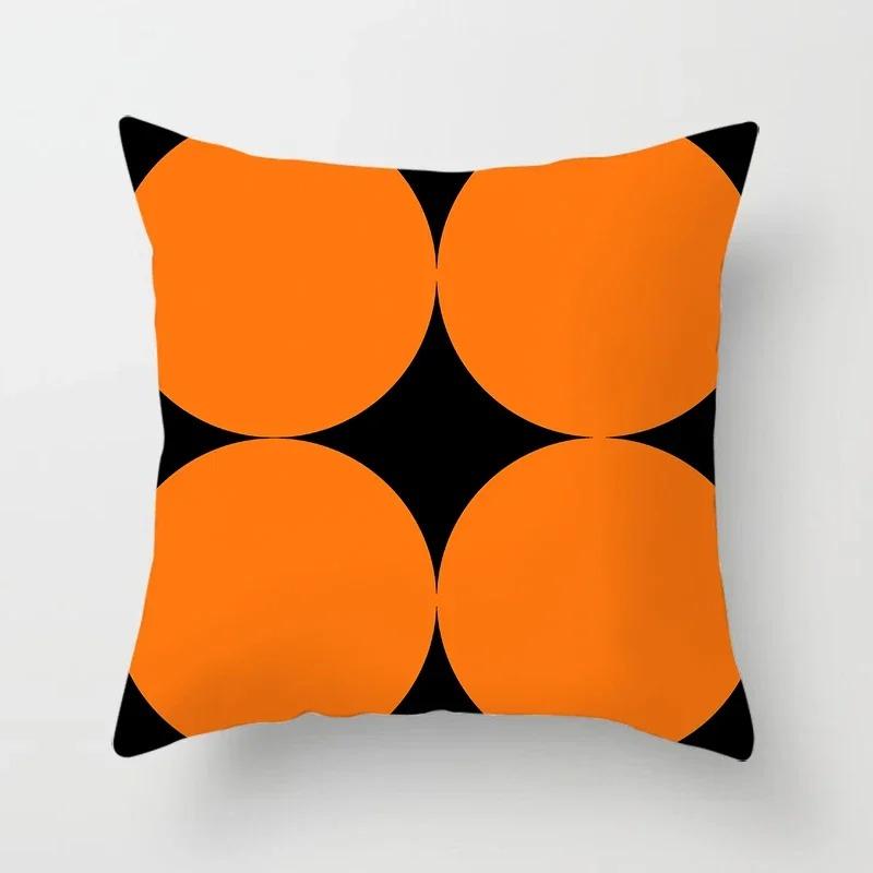 Simple Geometric Pattern Decorative Pillowcase Car Sofa Square Cushion Pillowcase