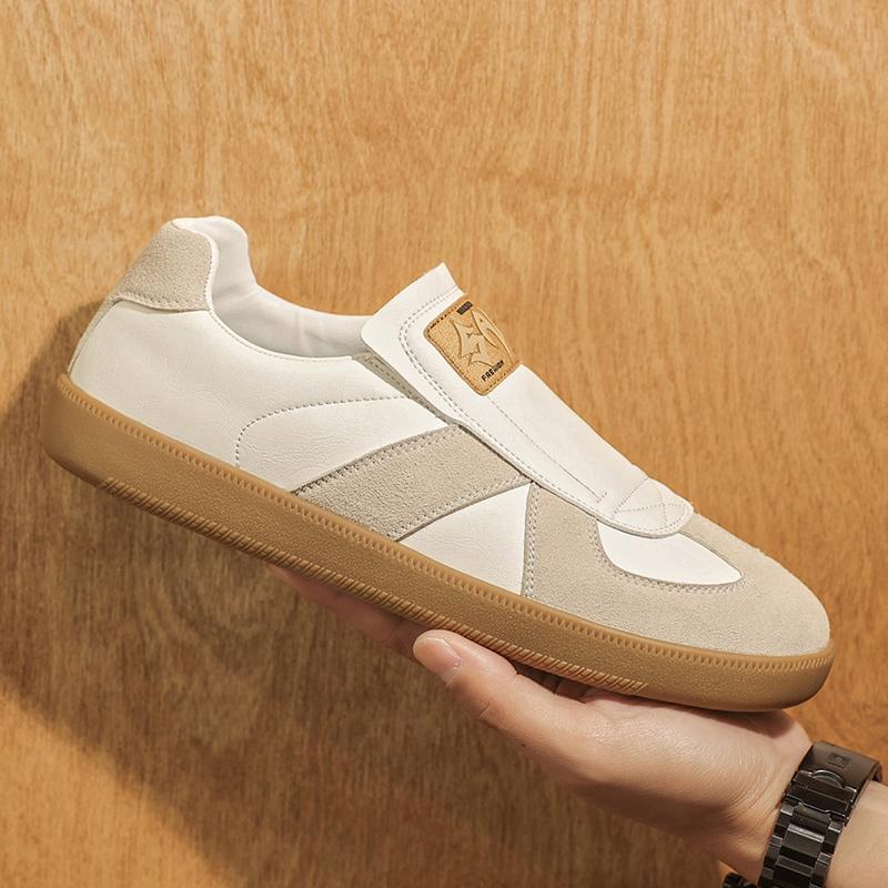 Fashion Youth Fashion Men's Leather Casual Shoes Simple Style Male Sneakers Outdoor Tenis Masculino All-match Men Skateboard Footwear