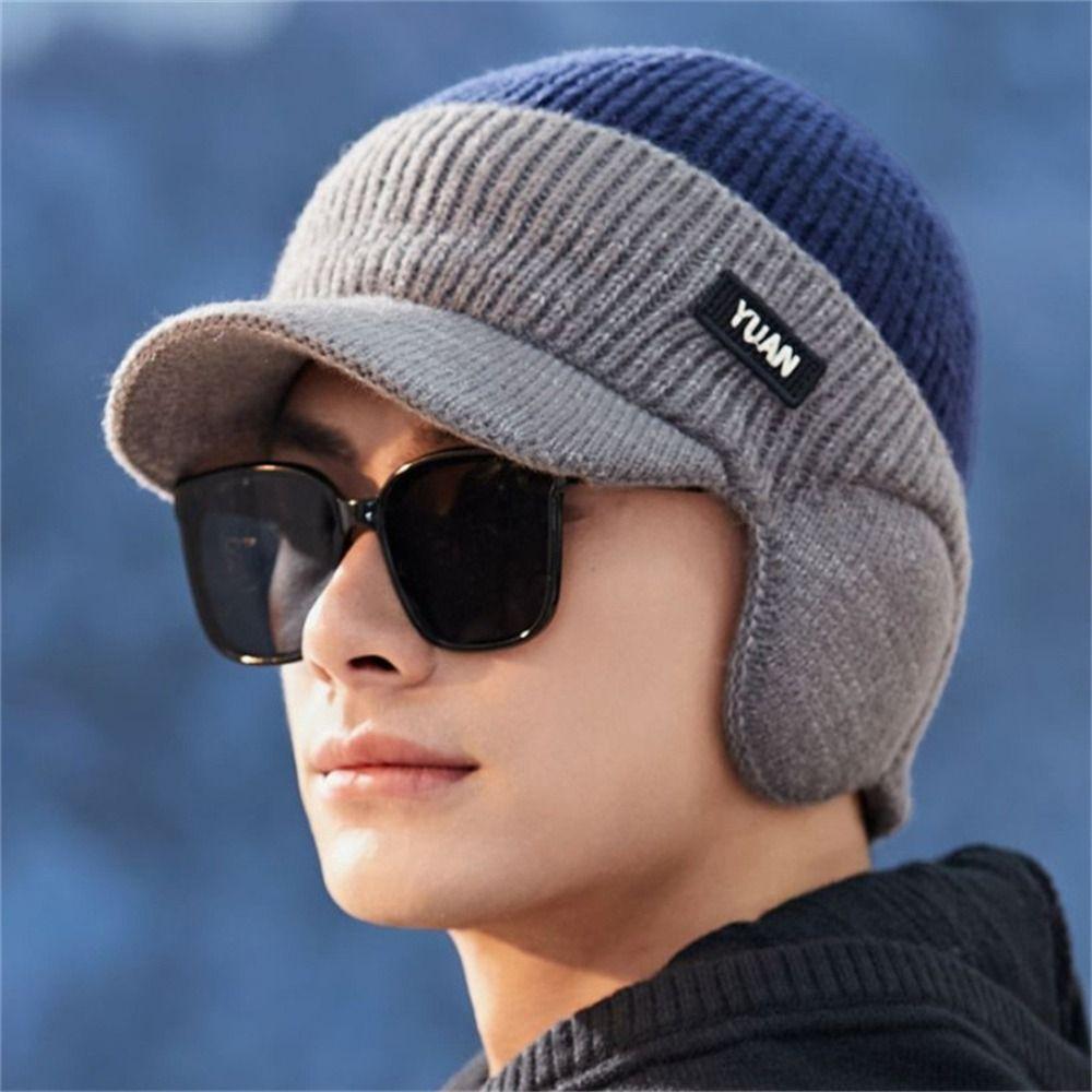 Dual Tone Dad Hat Keep Warm Couples Hats Stylish Baseball Cap  Outdoor Activities