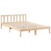 Vidaxl Longer Bed Without Mattress, 160X210 Cm, Solid Pine Wood