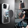 Etui Do Iphone 16 Pro Max Ibizu Crystal Clear Glass Z Magsafe, Szklany Tył 9H, Przeźroczyste