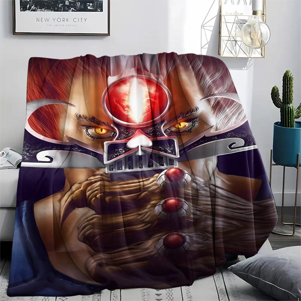 1 Stück ThunderCats Print Flanelldecke, Hohe Qualität für alle Jahreszeiten, Heimdekoration, Wärme und Komfort, Perfekt für Weihnachtsgeschenke