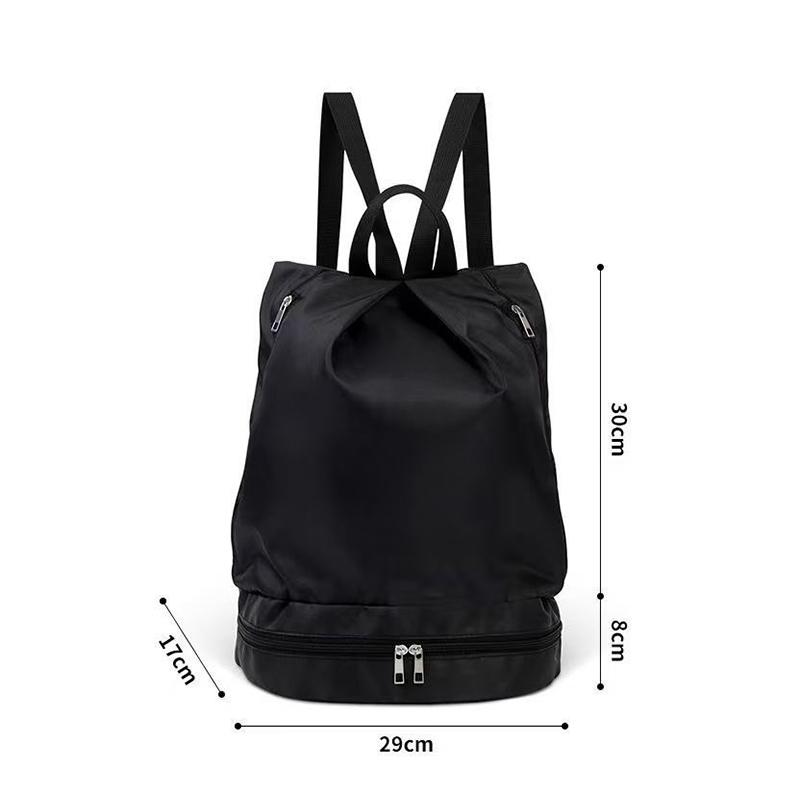 Tragbar für draußen Nasse und trockene Trennung Schwimmtasche Wasserdicht Strandaufbewahrung Sport Fitness Rucksack Schwimmtasche Herren und Damen