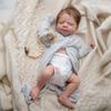BZDOLL 50cm 20inch Newborn Toy for Kids Gift Lifelike Handmade 3D-Paint With Visible Veins Full Soft Vinyl Body Reborn Sleeping Girl Baby Doll