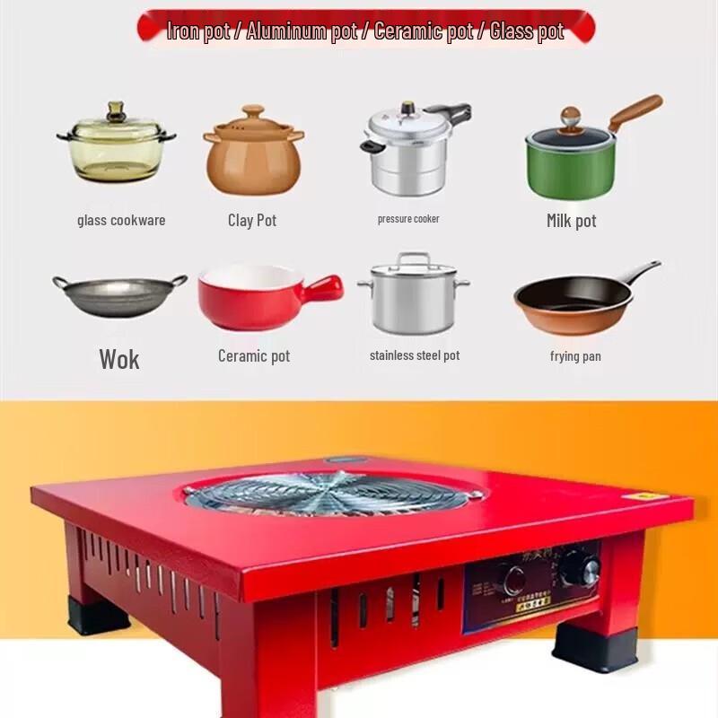 Energy-Saving Household Electric Grill and Heater