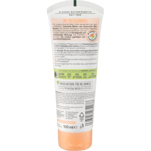 DM Alverde Nature Face & Body Baby Care Cream 100ml