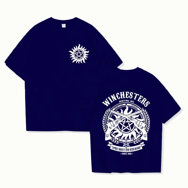 New TV Supernatural Printed Women Unisex Tshirts Supernatural Short Sleeve Shirts Summer Round Neck Tee Shirt Casual Funny Tops