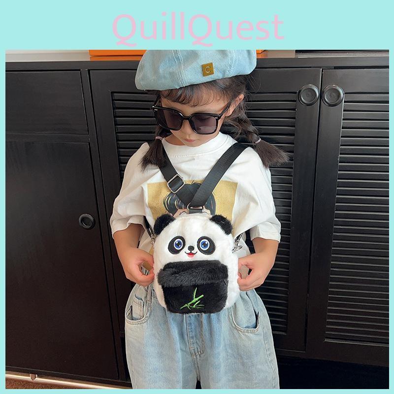 Plüsch Panda Rucksack Kinder Unisex Cartoon Tier Schultasche Kinder Alltagsrucksack