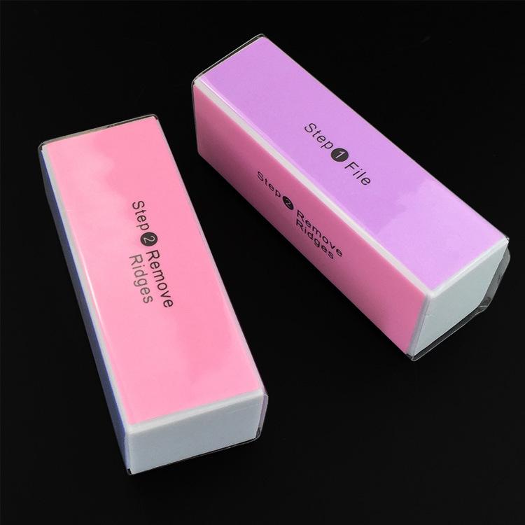 Four-Sided Sponge Nail Polishing Block & File