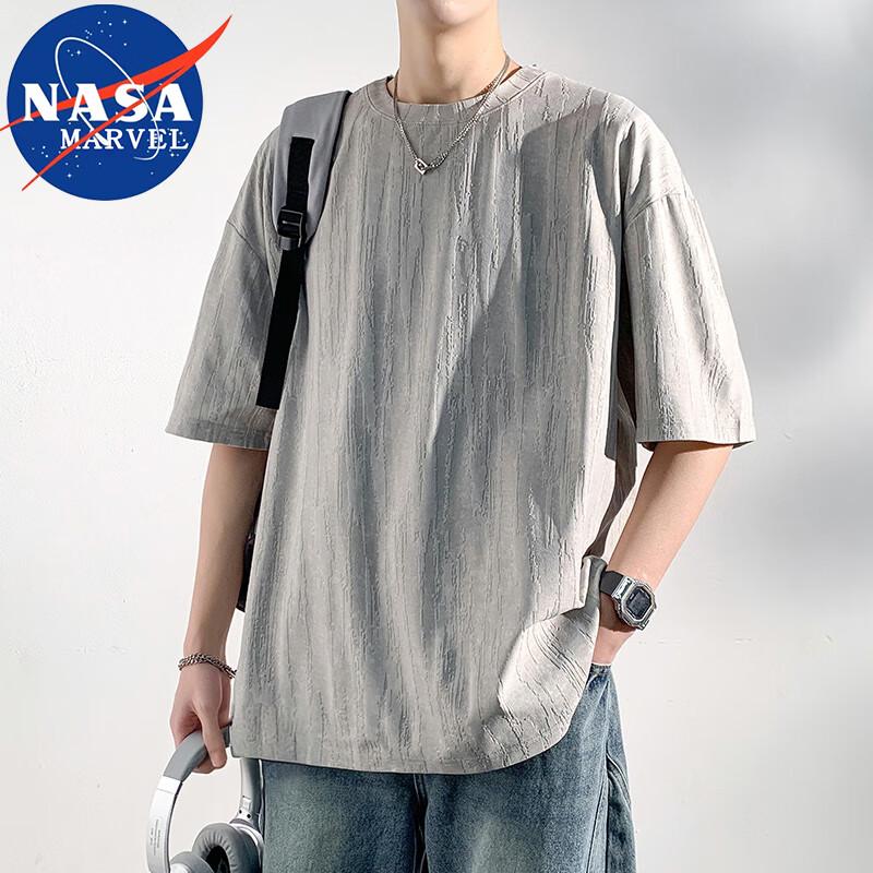NASA MARVEL Men's Casual Round Neck T-Shirt