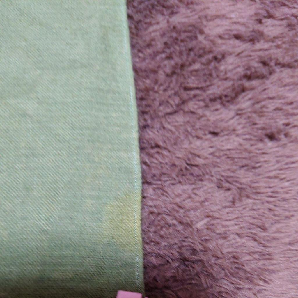 Used HYSTERIC GLAMOUR Large Stole Hys Girl Vixen Girl Moss Green