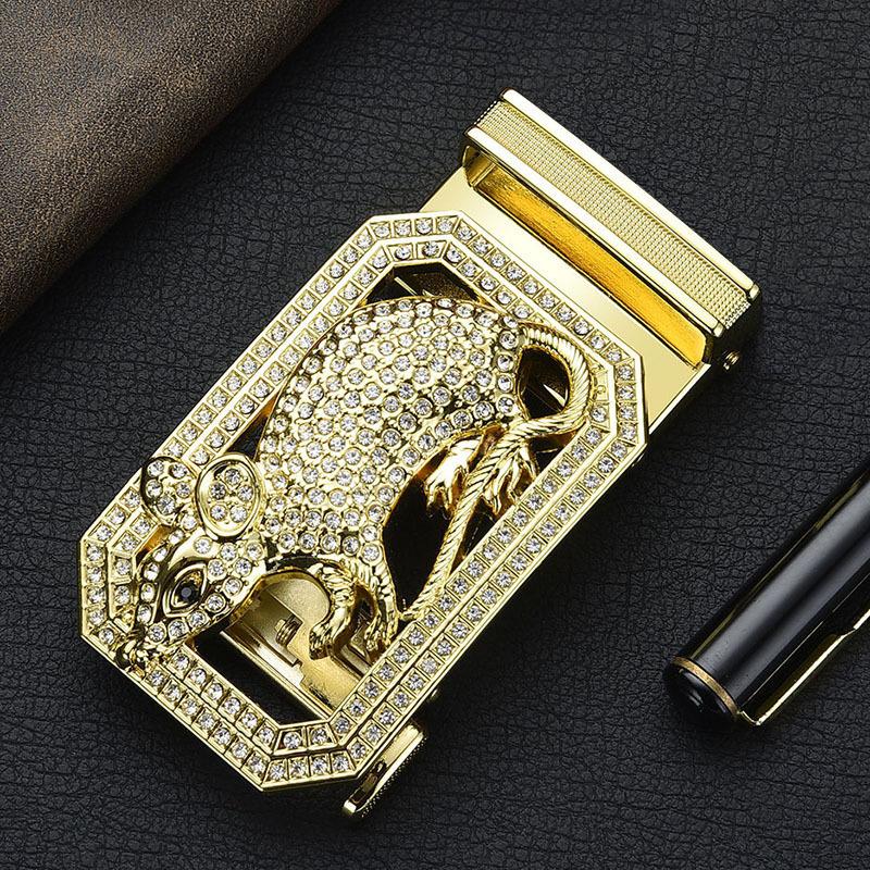 Twelve zodiac signs belt buckle, trendy casual alloy buckle belt buckle, belt head, automatic buckle