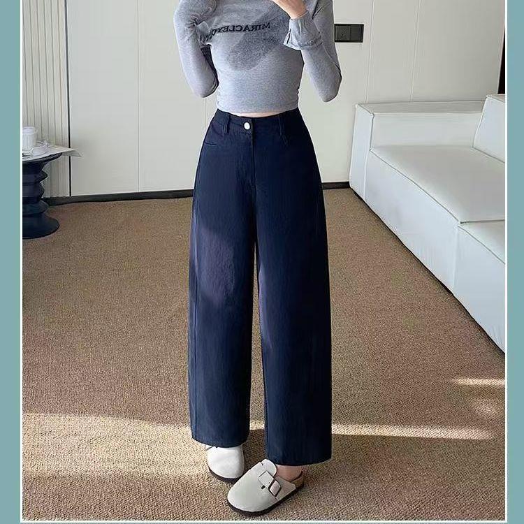 

Petite Women s Winter 2025 New Arrivals: Black Coffee Slimming Straight-Leg Pants L (54-59 kg) темно-синий