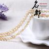Golden Rutilated Quartz Crystal Beads for DIY Jewelry Accessories