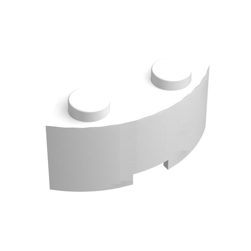 Non-Toxic Moc 3062 20 Pcs 2X2 Arc-Shaped Normal Brick Toys For Children For Building Block Parts Diy Construction Classic Brand Model Gift