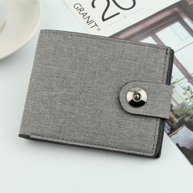 Cartera de negocios informal de lona para hombre con ranuras para