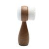 Mini Facial Cleansing Brush Dual-Sided Gentle Exfoliating Brush with Handle Hygienic Skincare Tool for Deep Pore Cleaning