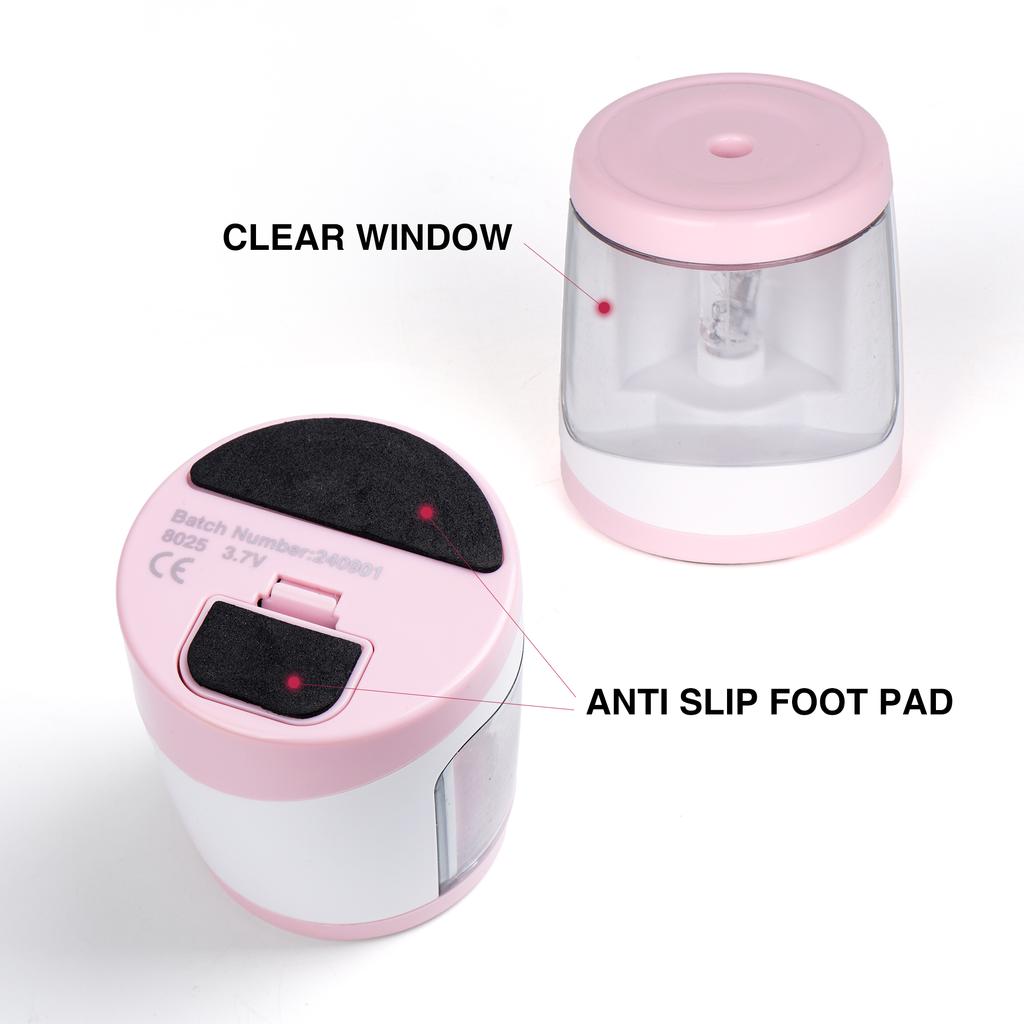 Elektrischer Bleistiftspitzer für den Schreibtisch, automatischer TouchSwitch-Bleistiftanspitzer, für Schule, Büro, Klassenzimmer, Schreibwaren