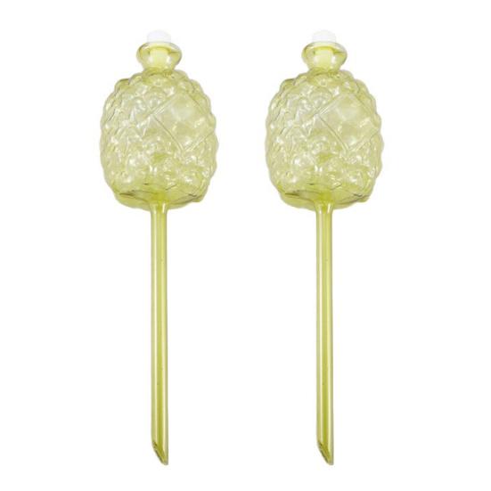 Self Watering Bulbs Pineapple Design Plant Watering Globes Planter Insert Automatic Watering Device for Indoor Outdoor Potted Plants