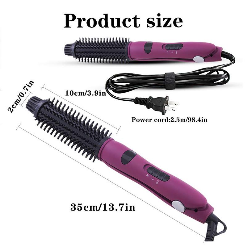 3 in 1 Glätteisen und Lockenstab Runde elektrische Haarbürste Professionelles Lockeneisen
