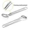 Yousheng Egg Mixer Sturdy Good Elasticity Stainless Steel Hand Held Spring Whisk for Kitchen