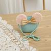 New Arrival Straw Hat And Bag Set For Girls Kids Fashion Summer Bow Lovely Princess Sun Cap Outdoor Cartoon Beach Waved Hats