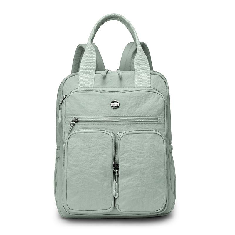 Fashion Women's Backpacks High Quality Girl Bags Large Capacity Shoulder Bag Solid Color Soft Fabric Women's Handbags