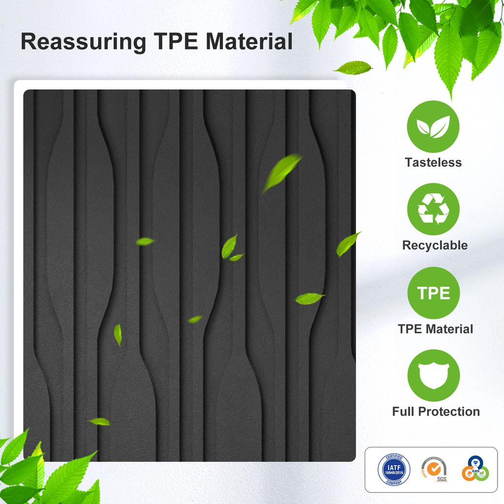 Left/Right Drive for BYD ATTO1 SEAGULL 2026 Car Floor Mats Cargo Liner Trunk Pad Backrest Liner TPE Foot Mat All Weather Black