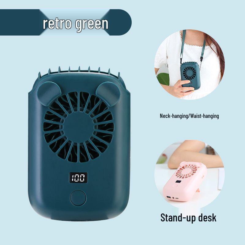Germany 2026 Portable Bladeless Neck Fan - Handheld & Rechargeable Default