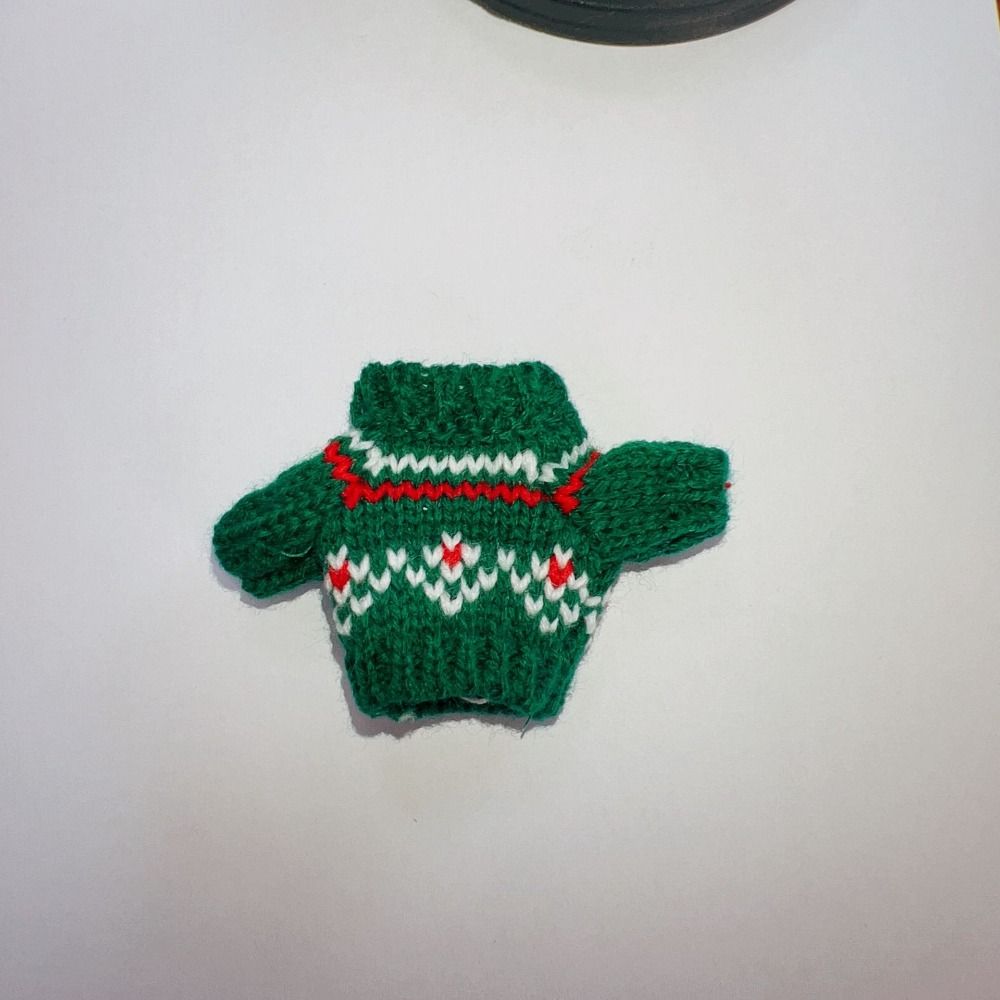 

Куклы в рождественском стиле, свитер, куклы-идолы, одежда для кукол BJD, свитер, одежда для куклы BJD 16 см/17 см Green Christmas style