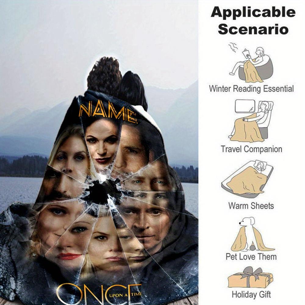 Fantasy Characters Shattered Glass Art Four Seasons Blanket Customized With Your Name Lightweight And Warm Perfect Gift For Home Office Camping Sofa
